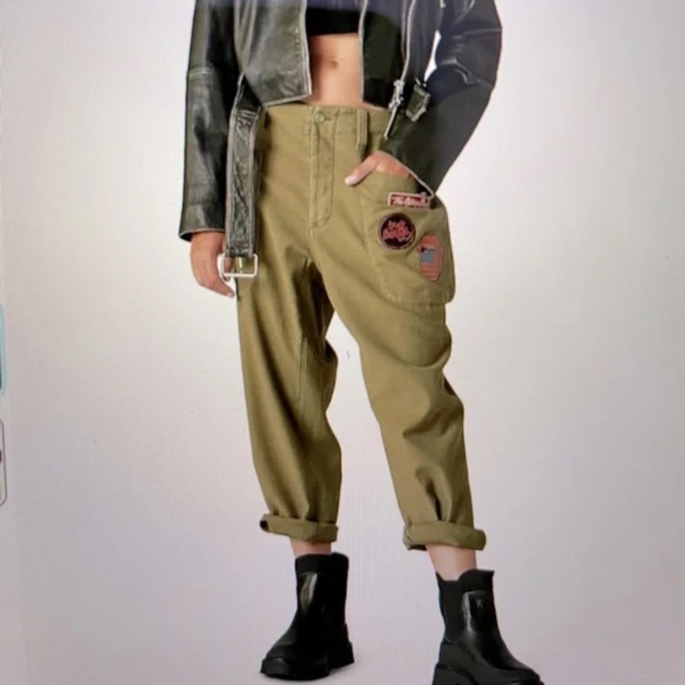 NWT Lucky Brand Women's Rolling Stones Utility Pant